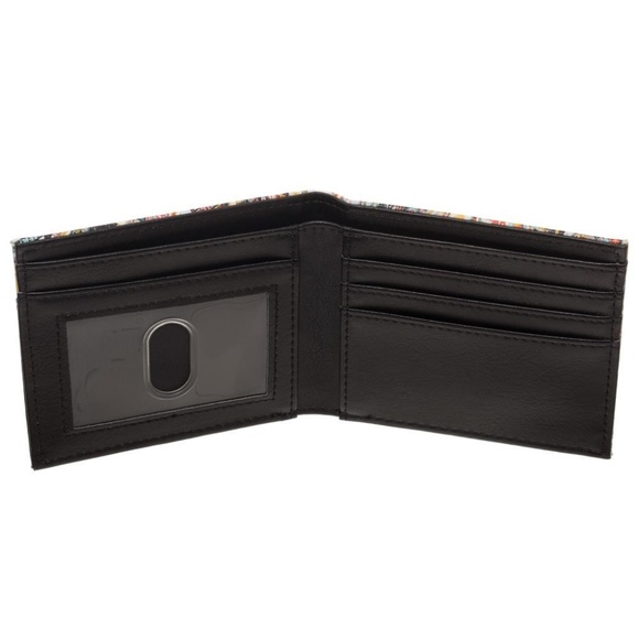 Buckle-Down Portafoglio bifold da uomo Superman Bi-Fold, multicolore, 10,2 x 8,9 cm, Multicolore, 4.0 x 3.5